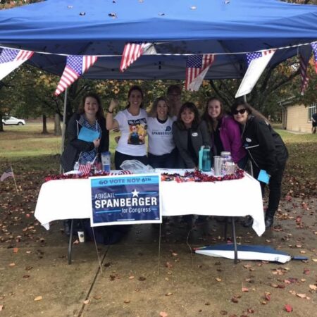 Poll Greeters at SGES