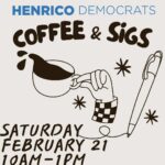 Henrico Democrats coffee & Sigs Event announcement