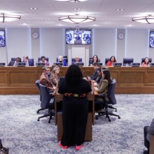 Del. Marcia S. "Cia" Price, D-Newport News, presents HB 1384, that would set April 21 as the date for a ballot referendum on a proposed constitutional amendment, to the House Appropriations Committee on Thursday, January 22, 2026 at the General Assembly Building in Richmond, Virginia.