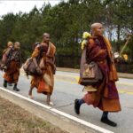 Monks Walk for Peace