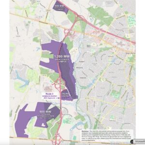 Western Henrico Neighbors Map of Goochland Data Centers