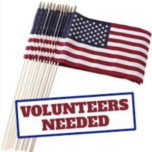 flags volunteers needed
