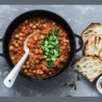 Chili and bread