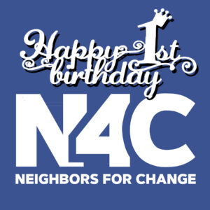 Happy 1st Birthday N4C Invite