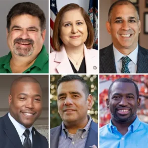 Headshots of the 6 candidates for Lieutenant Governor.