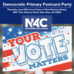 Postcard party GOTV promo