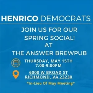 henrico democrats spring social