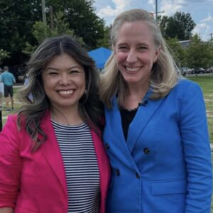 May Nivar & Abigail Spanberger
