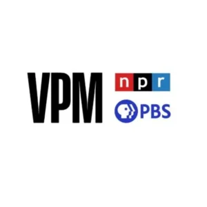 VPM, NPR and PBS logos